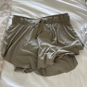 Tan free people skort